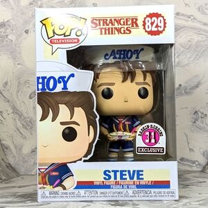 Funko Pop Stranger Things Steve with Sundae 829 Baskin Robbins Exclusive MIB